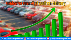 धनतेरस 2025 में वाहन बिक्री: कार और टू-व्हीलर में रिकॉर्ड डिलीवरी