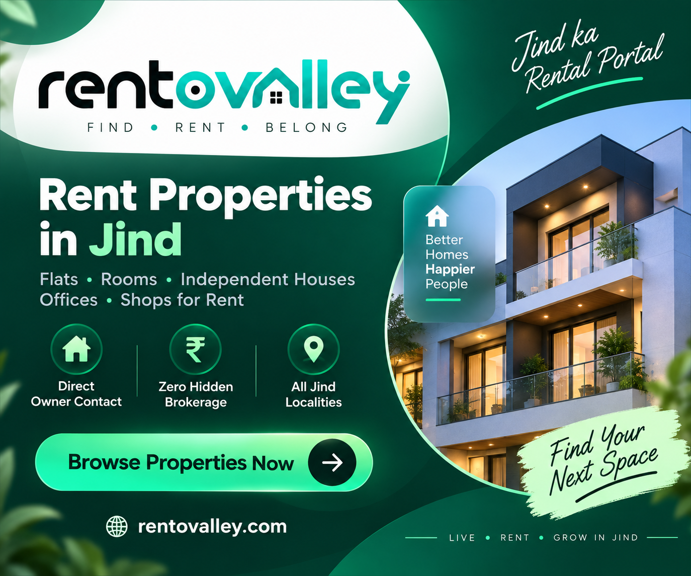 RentOVAlley Advertisement