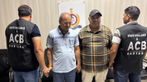 सोनीपत में SDO और JE 2.93 लाख रुपये रिश्वत लेते गिरफ्तार